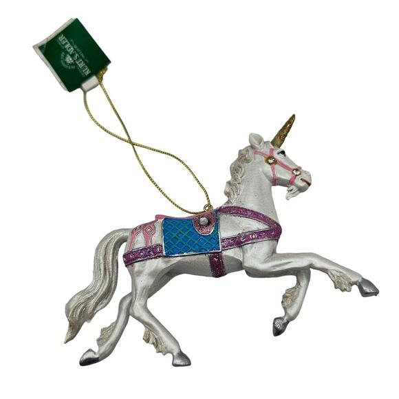 Kurt S Adler Unicorn Christmas Tree Ornament Ornate NEW - Picture 1 of 4